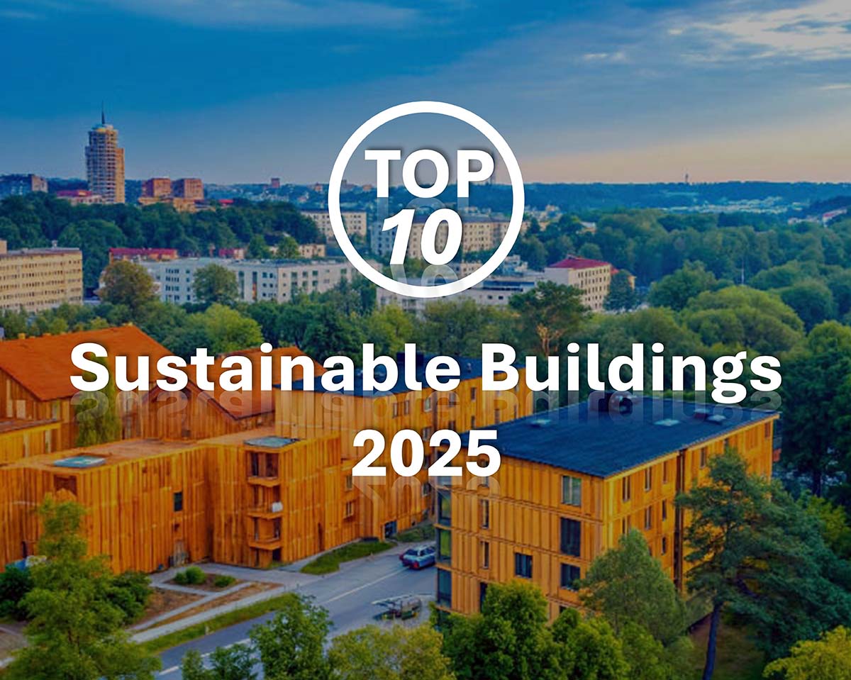 top 10 sustainable buildings 2025, sustainability global