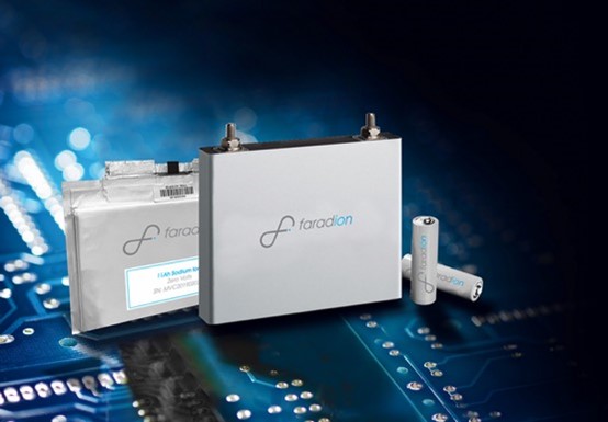 Faradion sodium ion battery