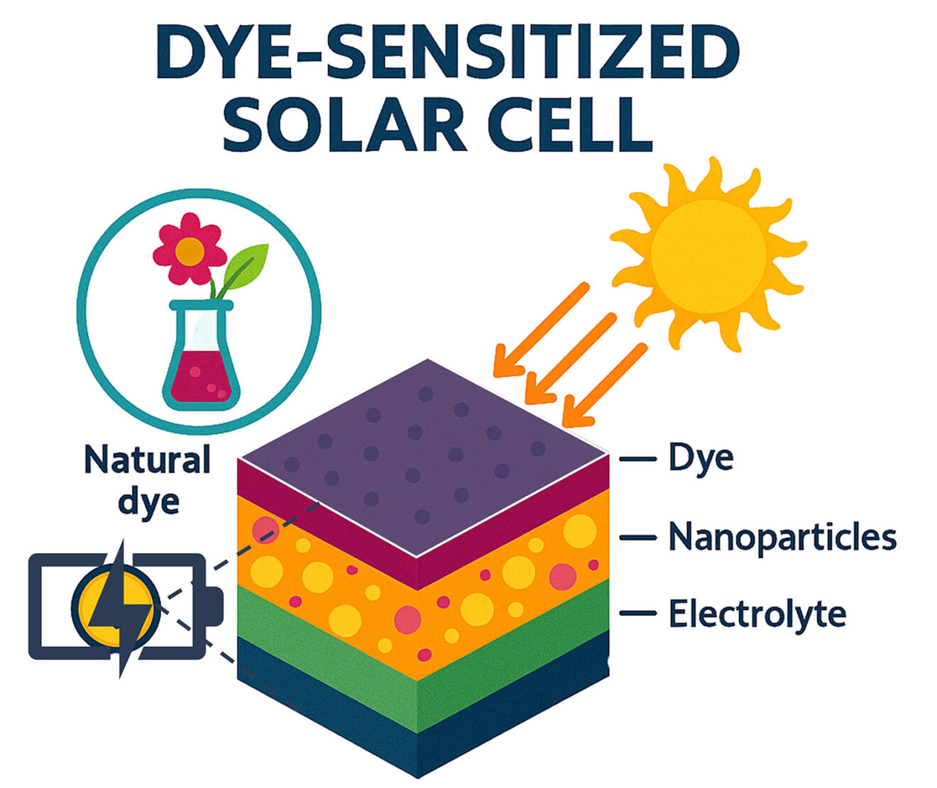 Dye-Sensitized Solar Cells with BiFeO₃ and Natural Dyes ...